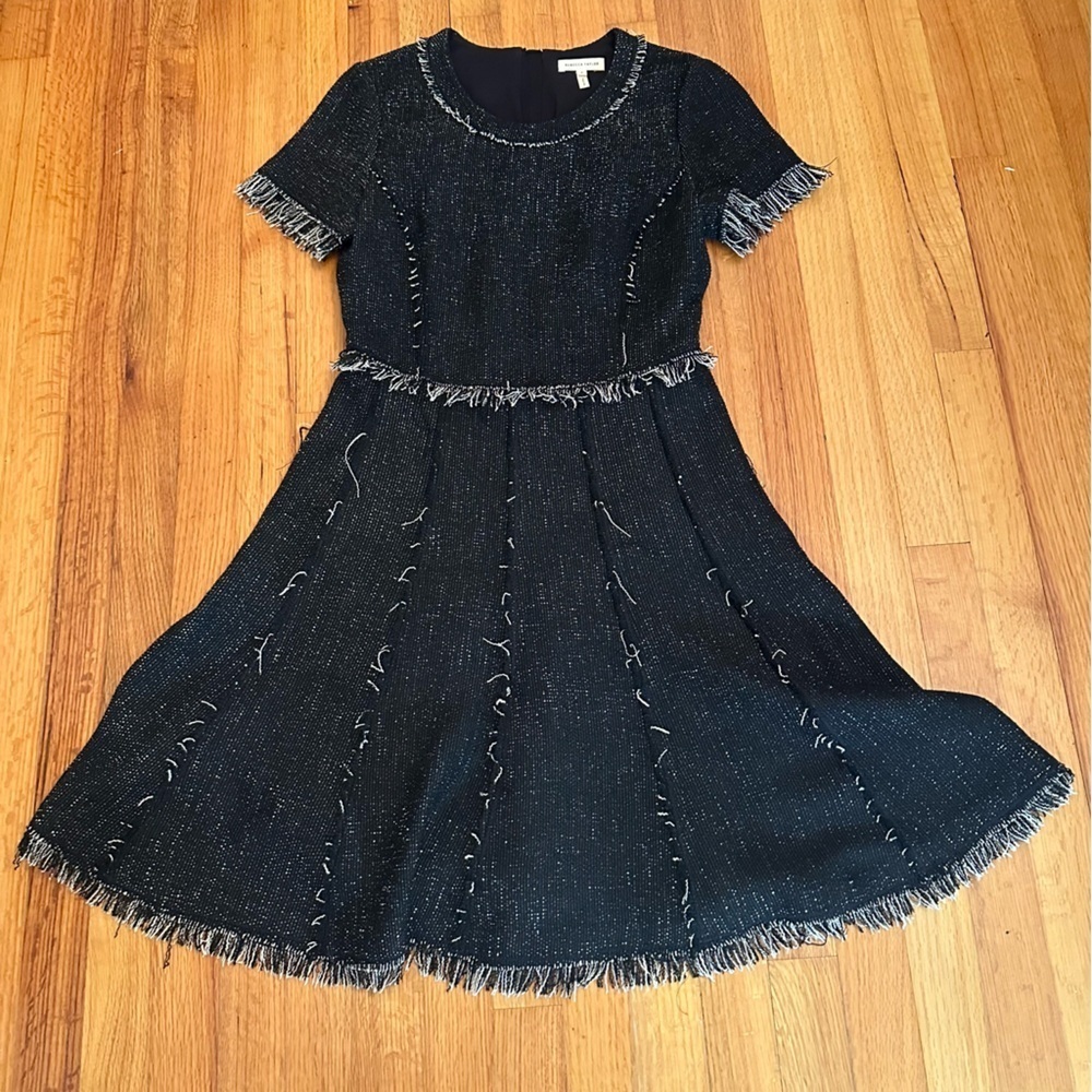 Rebecca Taylor Crew Neck Mini Dress Size 4 (@